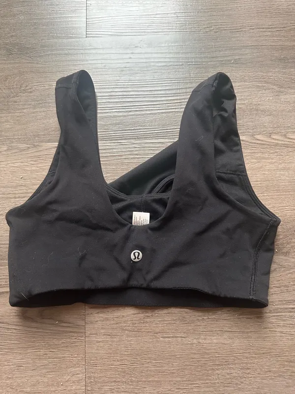 Lululemon Black Sports Bra - Image 2