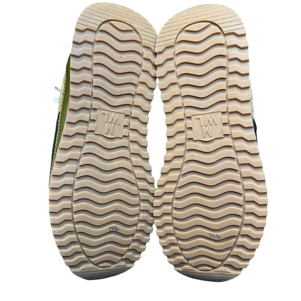Madewell MWL Shoes Womens Size 7 Beige Leather Colorblock Casual‎ Sneakers - Image 8