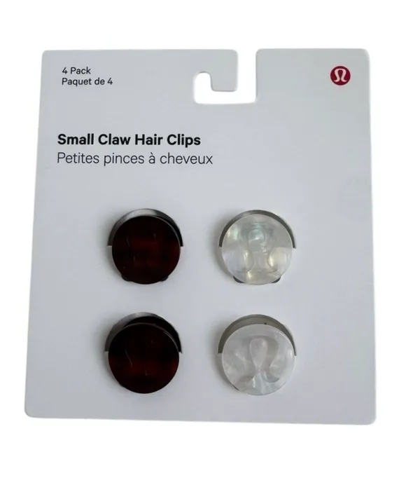 Lululemon Small Claw Hair Clips 4 Pack - Image 2