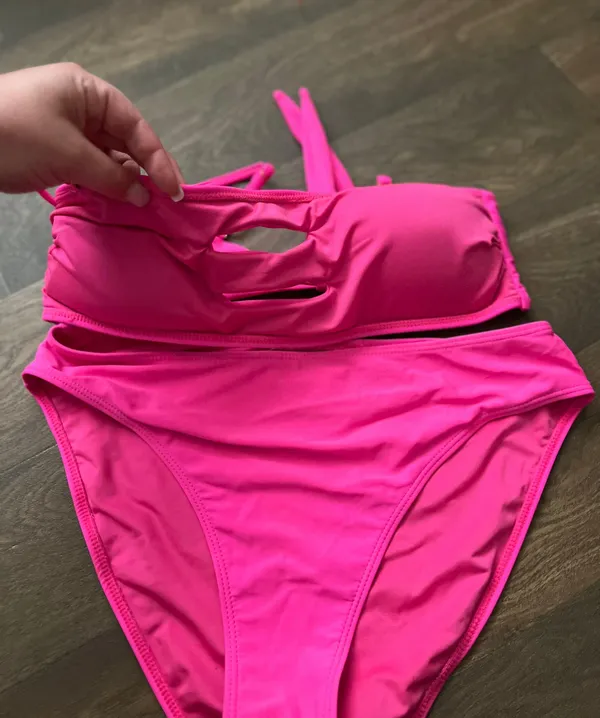 pink bikini set Size L - Image 2