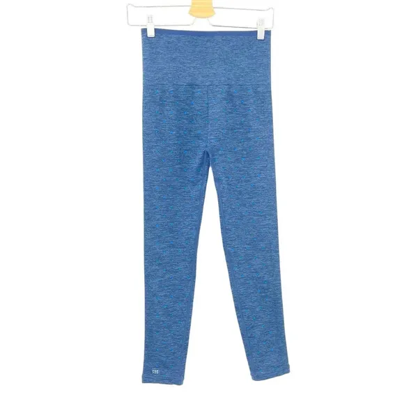 Splits59 Mika High Waist Polka Dot Blue Seamless Leggings Size‎ M/L - Image 7