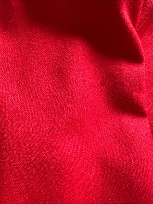 Donna Liara Red Wool Blazer Jacket Double Breasted Italy Size 11/12 Vintage - Image 15