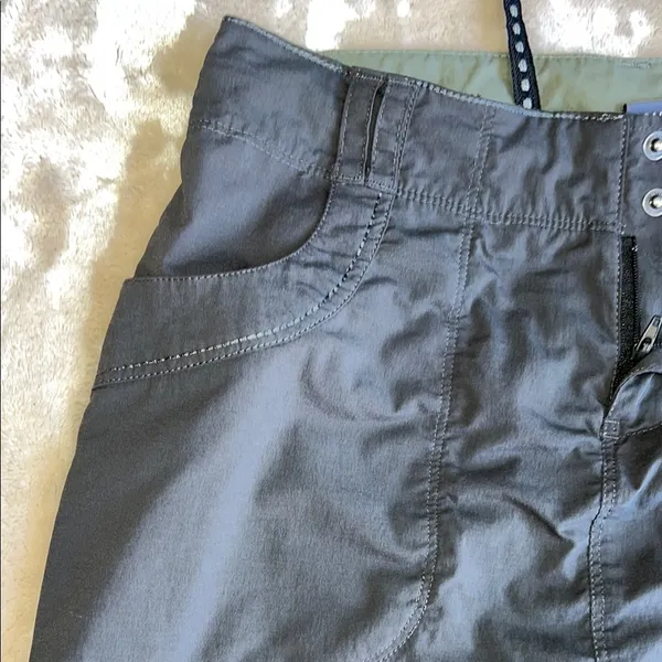REI Mini‎ Skirt Womens Size 2 Lightweight Embroidered Gray Pockets - Image 9