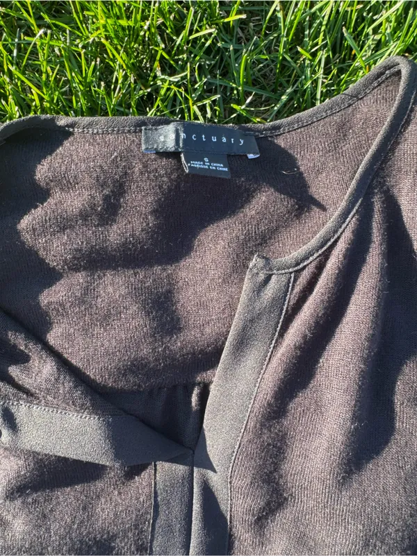 Sanctury Black Long Sleeve Light weight sweater - Image 4