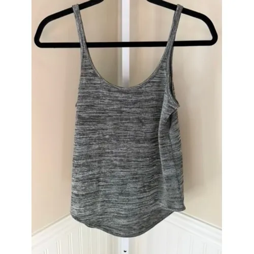 rag‎ & bone Grey Space Dye Scoop Neck Tank Top XS - Image 2