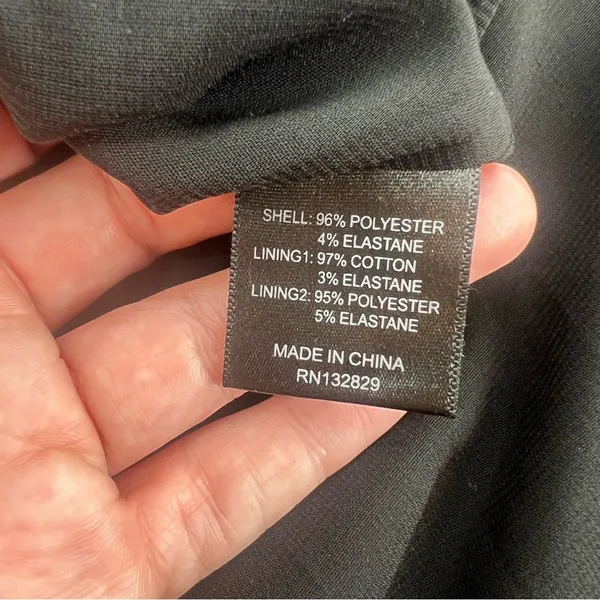 NWT NBD Luna Strapless Ruffled‎ Thigh Slit Gown in Black - Image 8