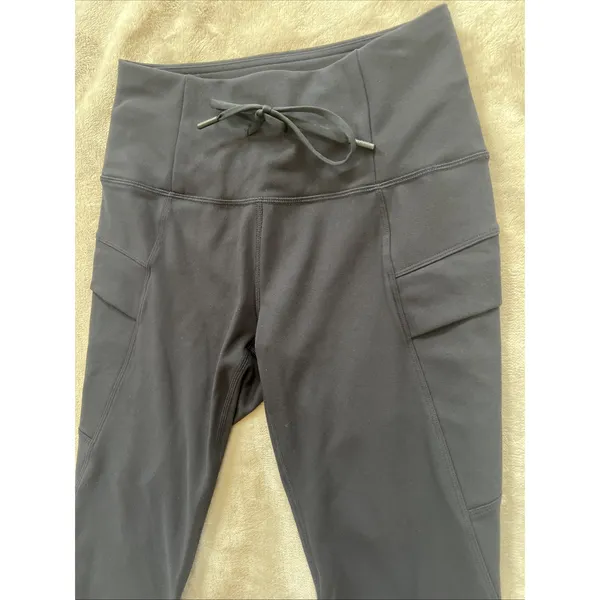 Spyder Active Women's Small Black‎ High Rise Drawstring Pocket Leggings - Image 6