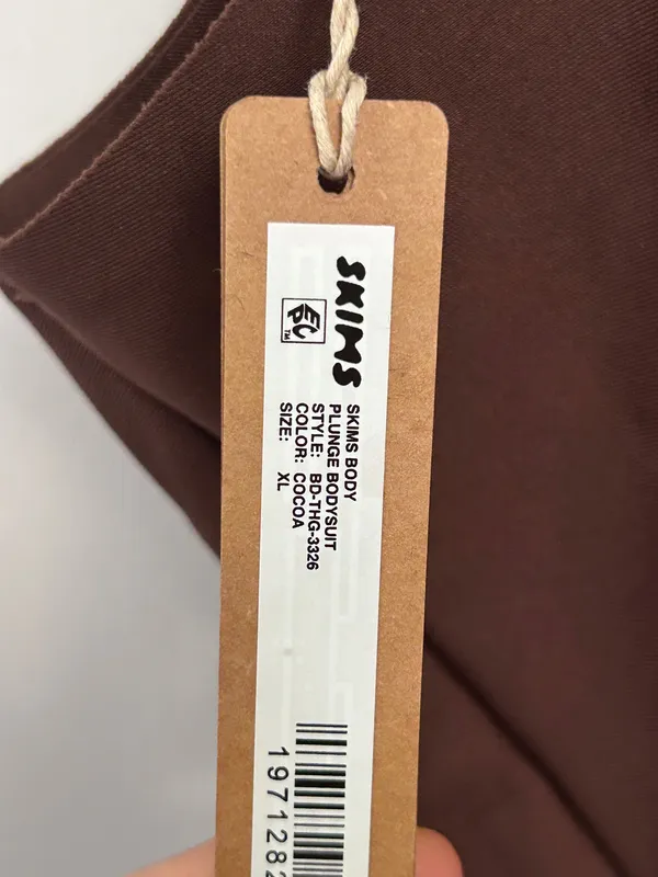 NWT Skims Body Plunge Bodysuit Cocoa XL BD-THG-3326 ( SOLD OUT) - Image 3