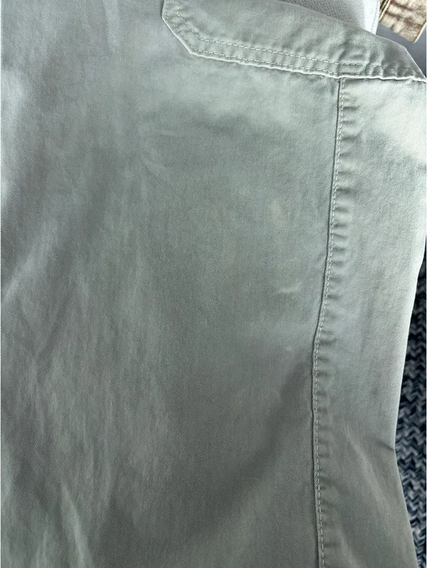 Zara Khaki cargo pants with pockets - Image 7
