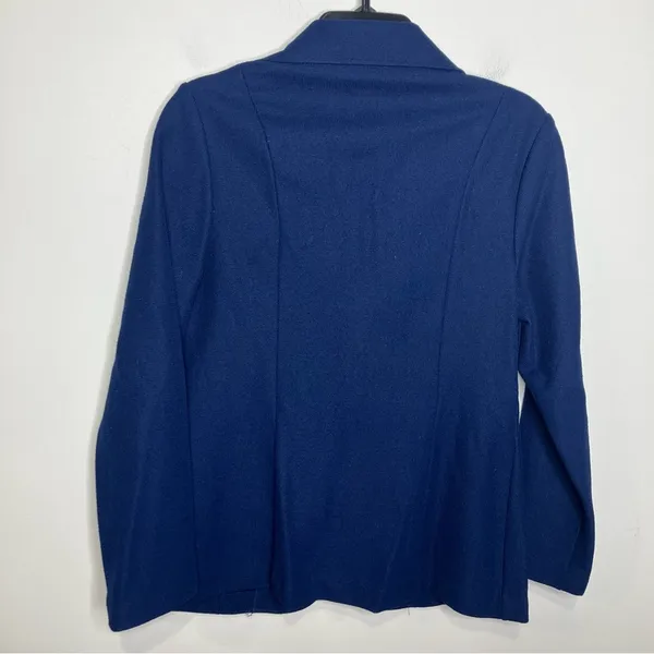 Vintage‎ Alfred dunner navy blue double knit blazer women’s - Image 4