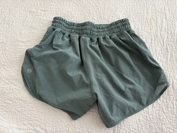 Lined athletic shorts Green Size 2 - Image 3