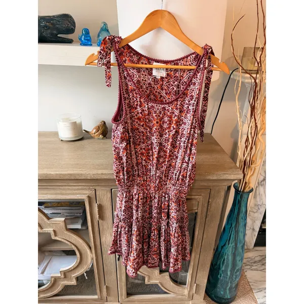 MISA Los Angeles Calista Sleeveless Mini Dress Women Red XS - Image 3