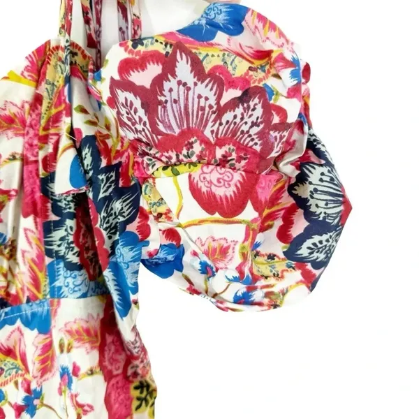 MISA Los Angeles Ruchika Floral Puff Sleeve Romper Size M NWT - Image 11