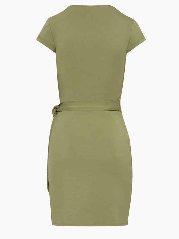 NWOT ARITZIA Wrap mini dress lune - Image 6