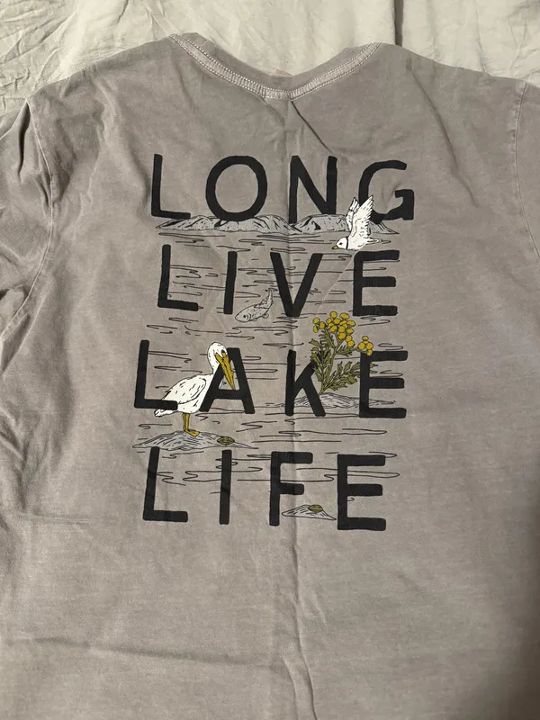 Alternative t shirt long live lake life - Image 2
