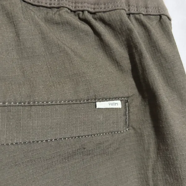 Vuori XL Women Olive Green Ripstop Jogger Pants with organic cotton drawstrings - Image 5