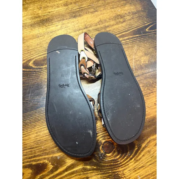 Coach Brown Sandals Size 7.5‎ - Image 6