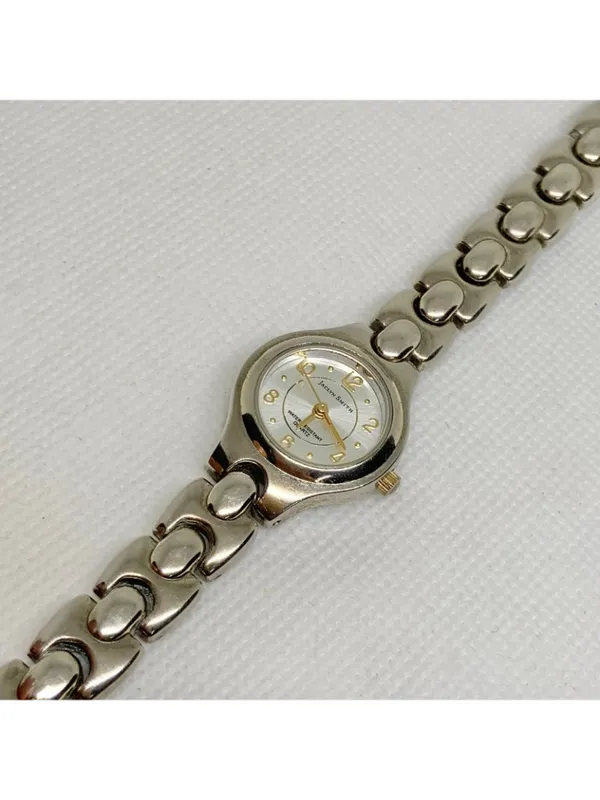Vintage Jaclyn smith silver gold tone women’s watch 22mm quartz up to 7” running - Image 2