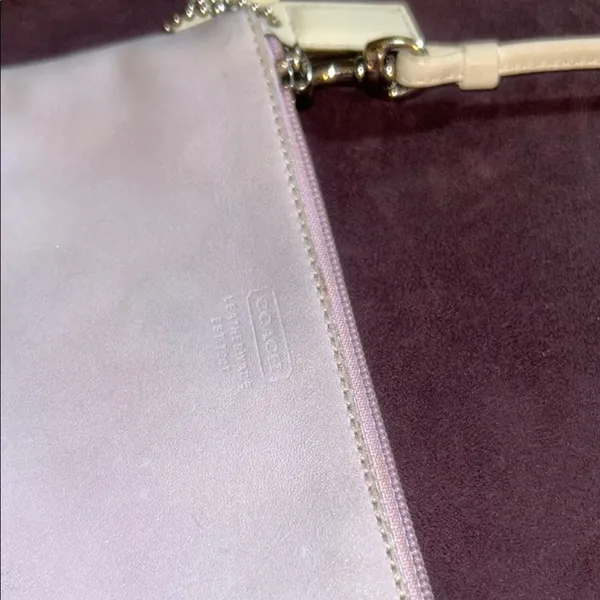 Coach Pale Purple Wristlet - Image 12