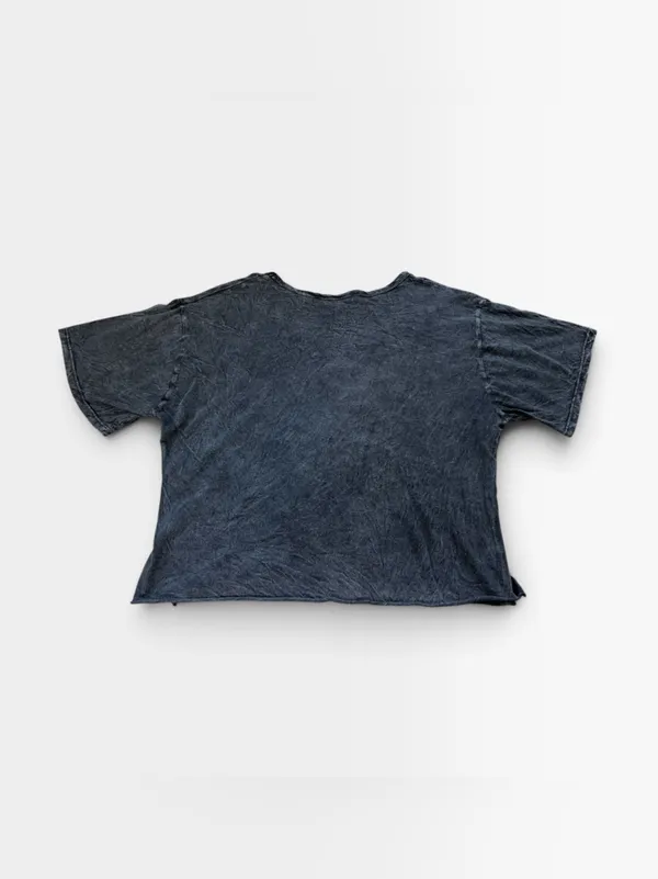 Caution To The Wind Women's Short Sleeve Crew Tee - Charcoal - Image 3