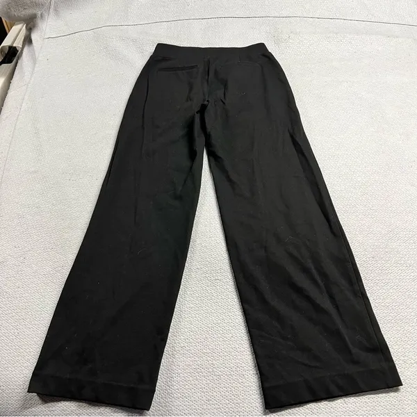 Loft Black Pull On Wide Leg Slacks Dress Pants Size XSmall EUC - Image 6