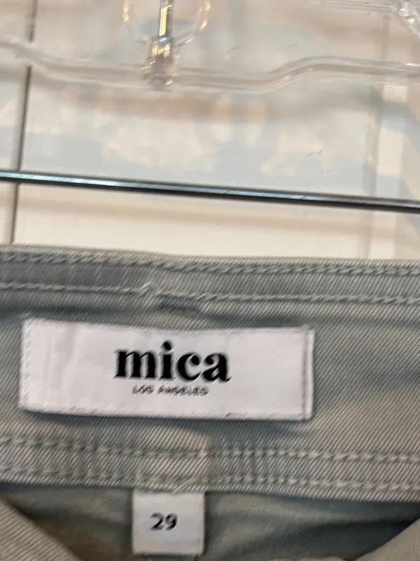 Mica green/gray wide leg crops size 29 - Image 6