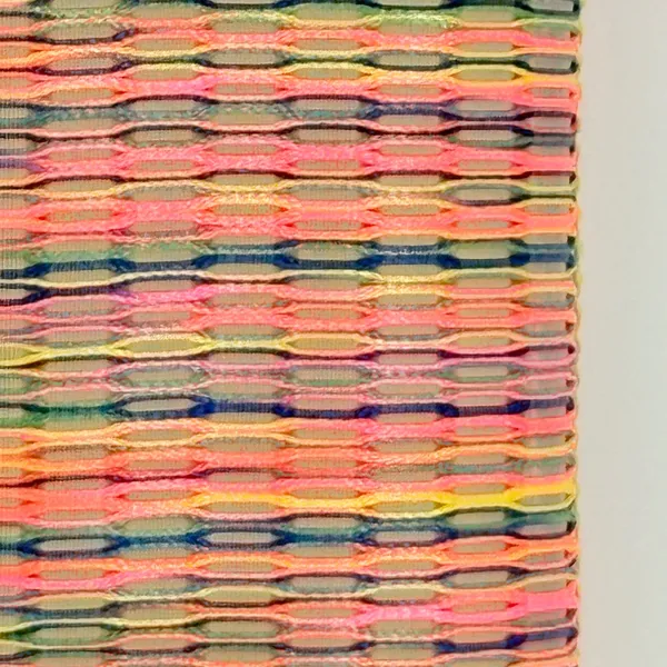 Alex Marie Tweed Shift Dress 4 Pink Lime Green Textured Sleeveless Stripe Knit‎ - Image 4