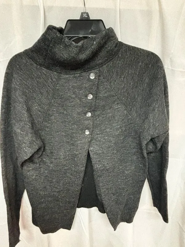 Abercrombie & Fitch gray heathered turtleneck sweater - Image 2