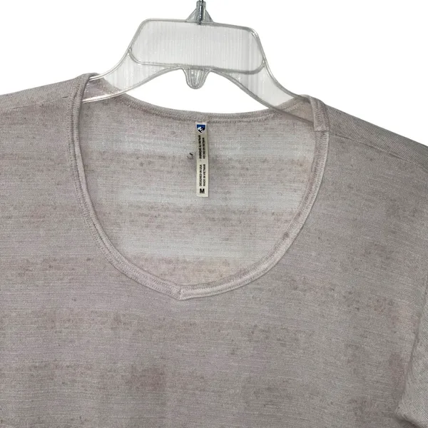 Kuhl Womens Sylvie Long Sleeve Top‎ Sz L Lightweight Tan Outdoor Stripe Neutral - Image 2
