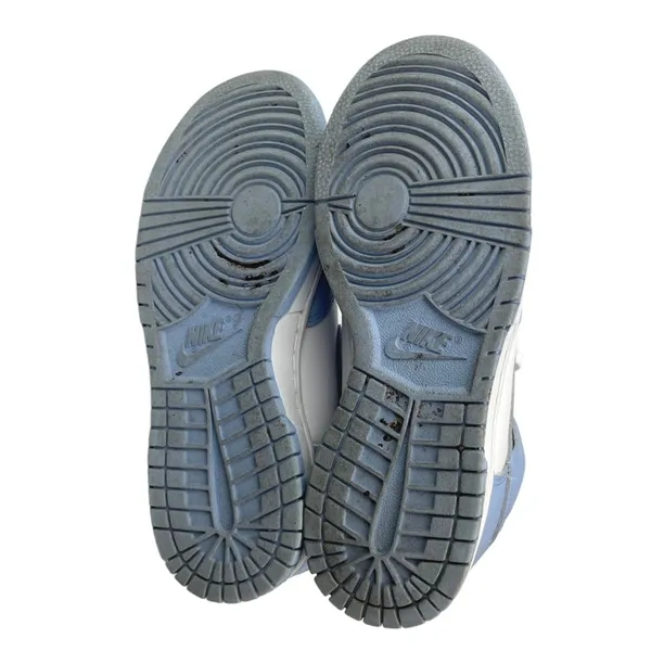 Nike Dunk High Womens White Aluminum Leather Lace Up Athletic Sneakers Shoes 7 - Image 4
