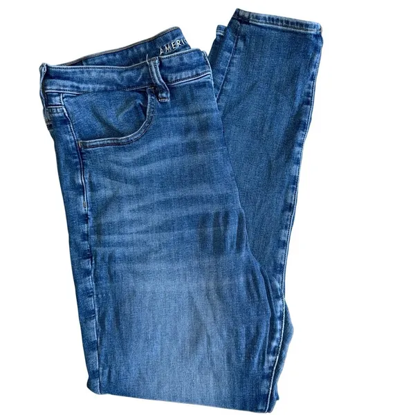 AE American Eagle Eagle outfitters super hi rise jegging Comfort Stretch size 18 - Image 6