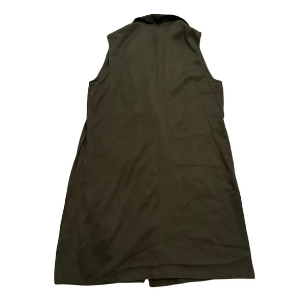 Bloomchic Sleeveless Cardigan Dress in Green, Size 14-16 - Image 3