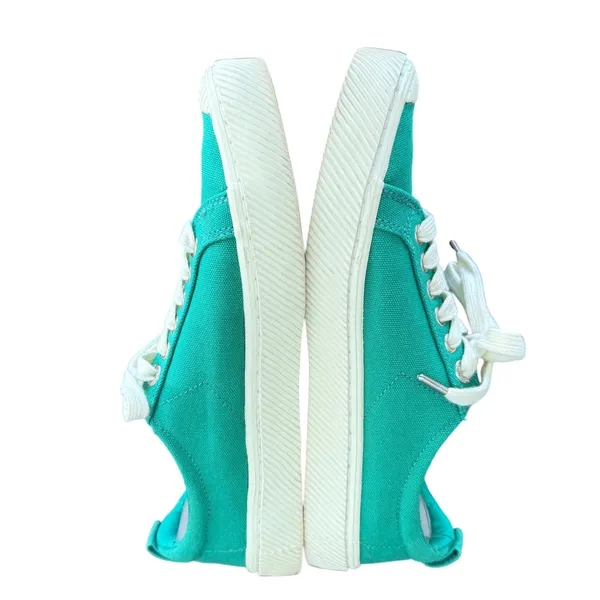 Cariuma Oca Low Top Sneakers Green Canvas Lace Up ‎ Shoes Men 8 Women 9.5 - Image 5