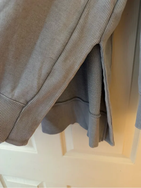 aerie Oversized Crewneck Sweatshirt - Light Blue - Image 3