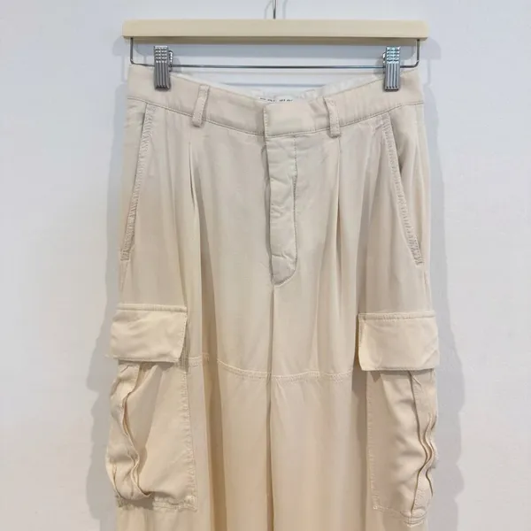 Zara Wide Leg Cargo Pants Small‎ Street Wear Baggy Chic Business Casual Utility - Image 4