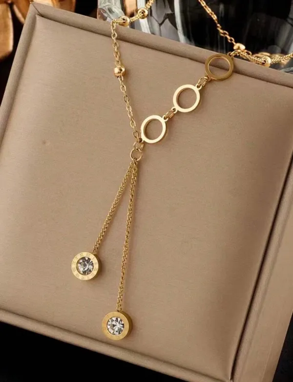Stainless Necklace Gold - Image 3