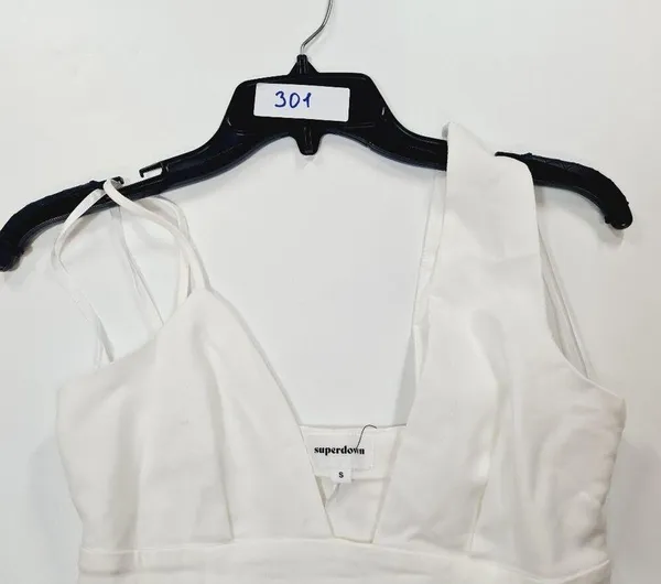 Superdown Eleanor Mini Dress in White Small - Image 14