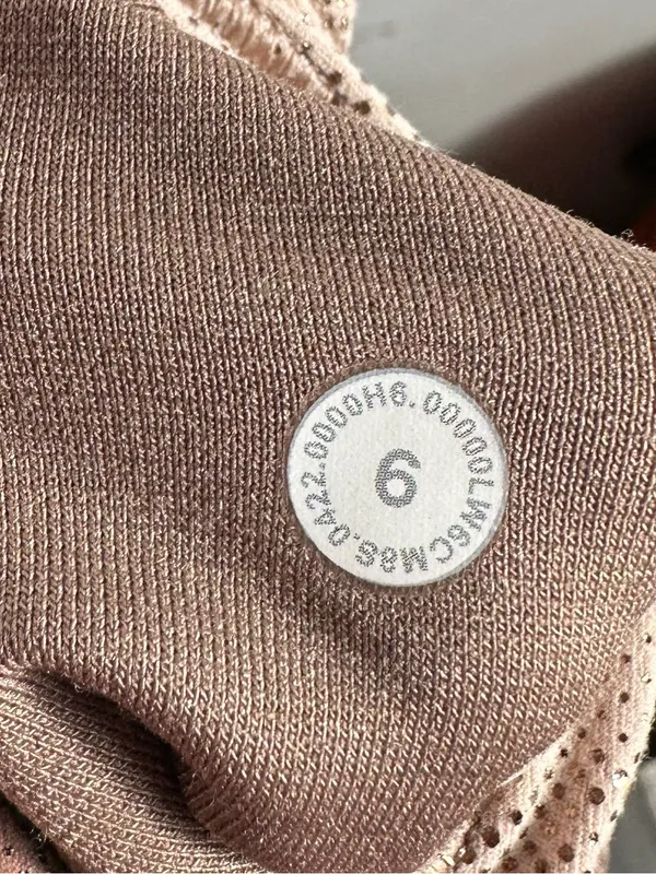 Lululemon‎ Align Crop 23” Shine Leggings Size 6 Diamond Dye Misty Shell Cacao - Image 9