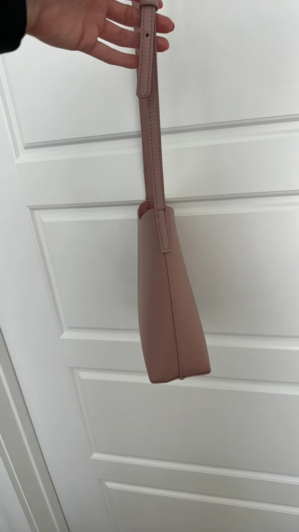 Samara Anthropologie Pink Vegan Leather Bag - Image 9