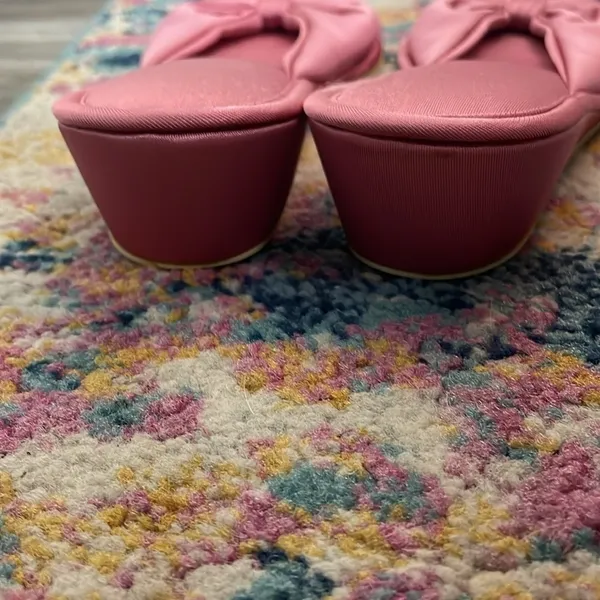 Vanity Fair Vintage Pink Ladies Slippers "Plenty Pink" House Slippers 6.5 - Image 7