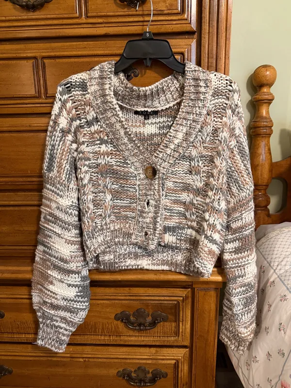 These Three Boutique chunky knit cardigan  - Image 4