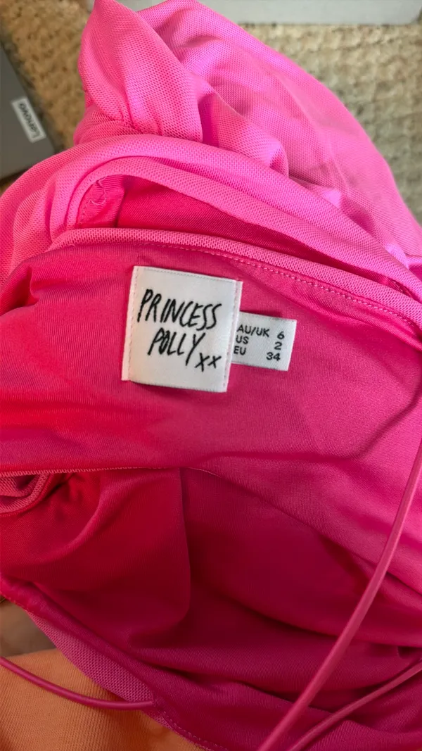 Pink Princess Polly Mini Dress - Image 3