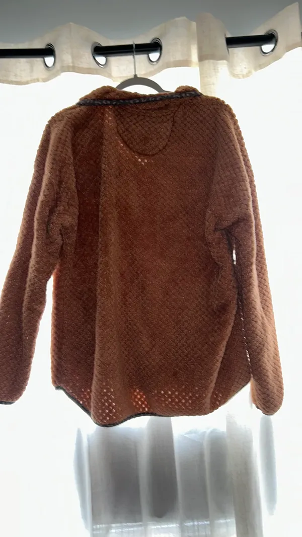 Simply Southern Fur Sherpa Jacket button up - Image 2