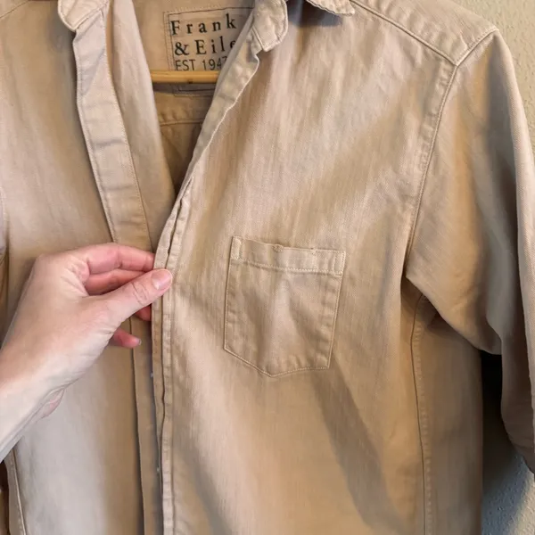 FRANK + EILEEN Mary Classic Long Sleeve Shirtdress‎ - Image 3