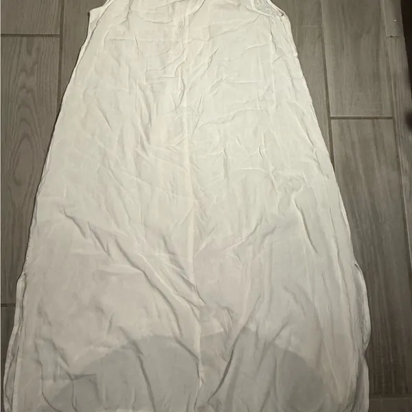 Sleeveless Cream Lace High-Low Dress - Image 6