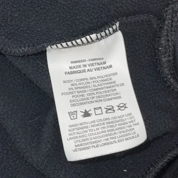 Nike Womens Fleece Long Sleeve Drawstring‎ Hoodie Black Size Medium - Image 9
