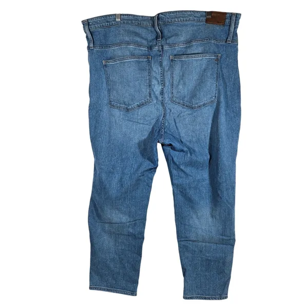 Madewell Blue Classic Straight Blue Cotton Stretch Jeans M3004 Womens 36‎ - Image 2