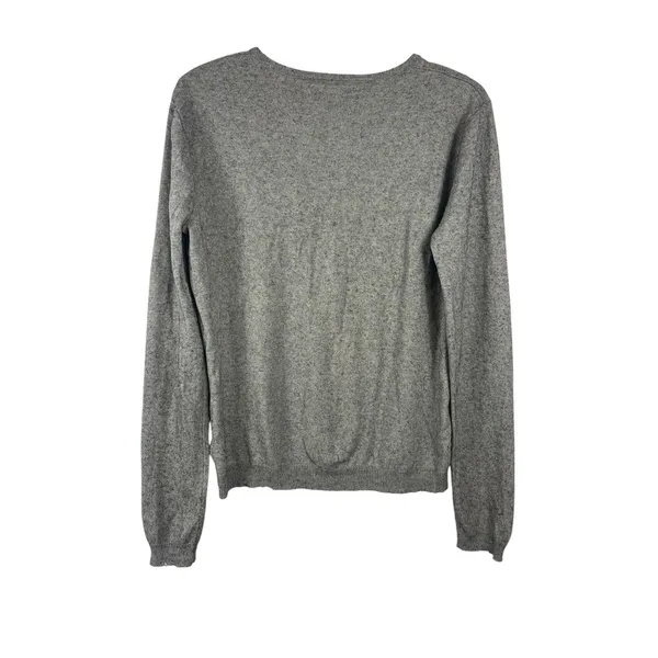 Lauren Ralph Lauren Gray Silk Cashmere Cardigan Sweater XL - Image 4