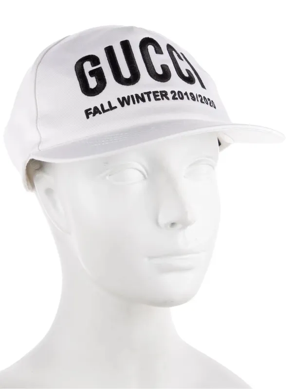 Gucci Fall Winter 2019/2020 Embroidered Logo Adjustable Baseball Cap Hat - Image 2