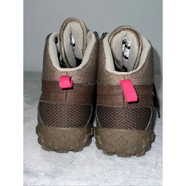Hi-Tec Womens Cherubino Brown Leather Waterproof Hiking Walking Boots Sz 8.5 - Image 4